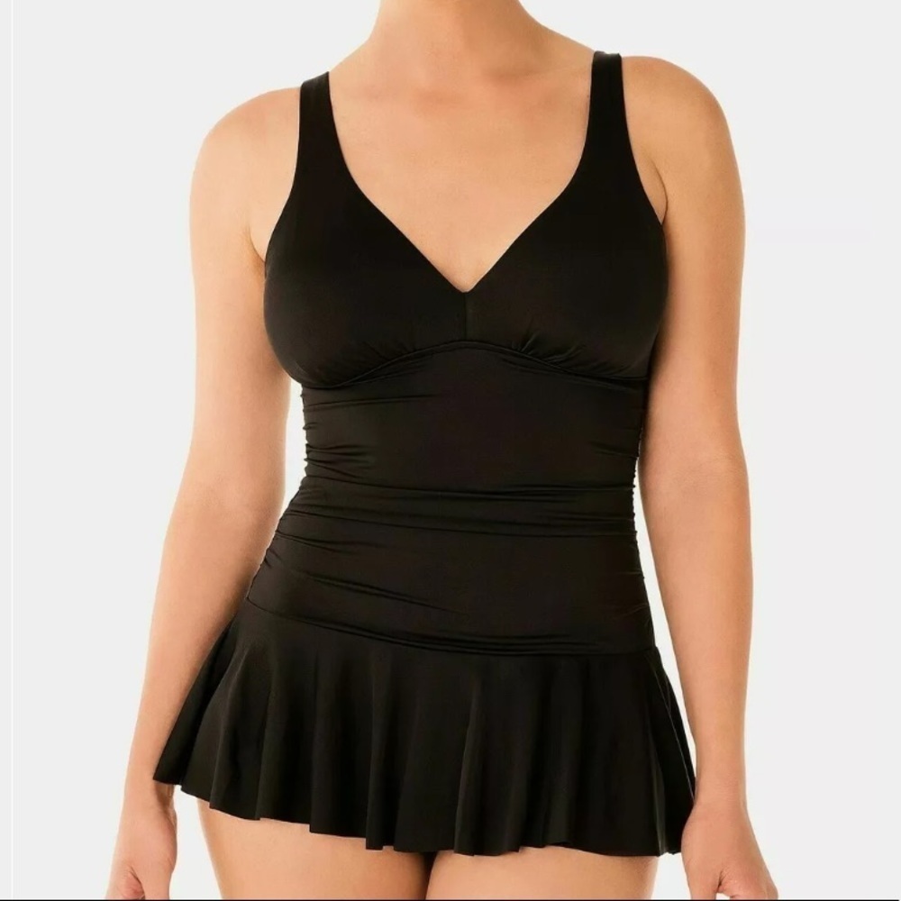 SWIM Solutions Skater One Piece Swimdress Swimsuit